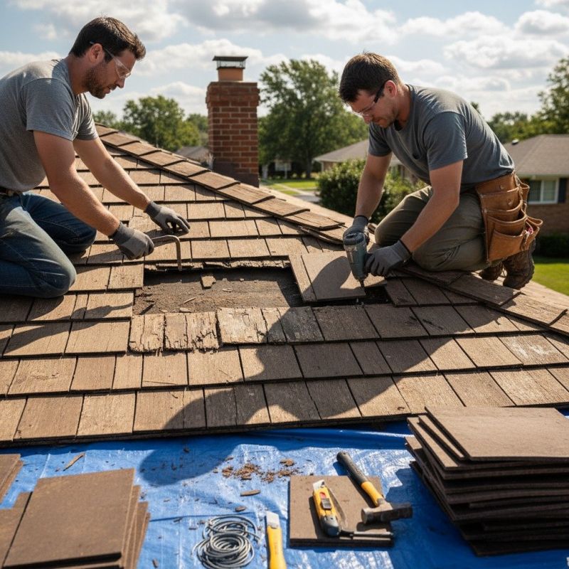 Damaged Roof Replacement